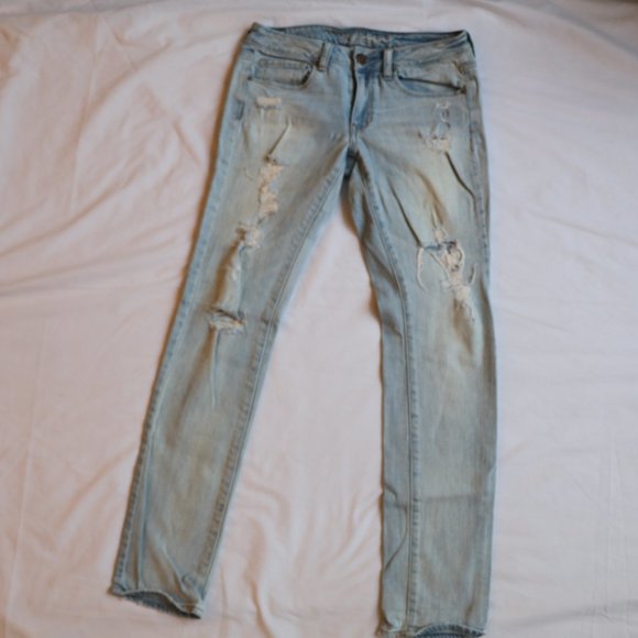 Light Wash Skinny Jeans - Picture 2 of 5